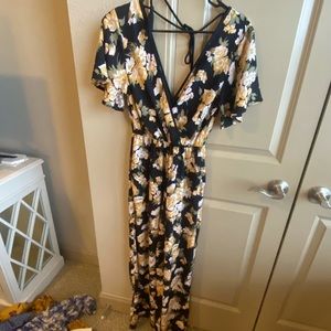 FLORAL JUMPSUIT